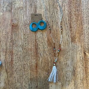 Necklace and matching earrings